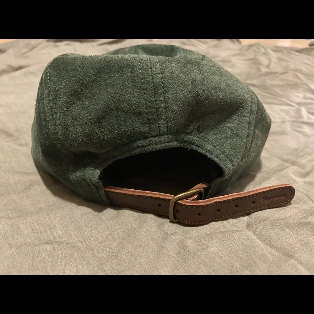 Supreme Suede Camp Cap (SS18) Dark Green (SOLD) - Picture 4 of 6